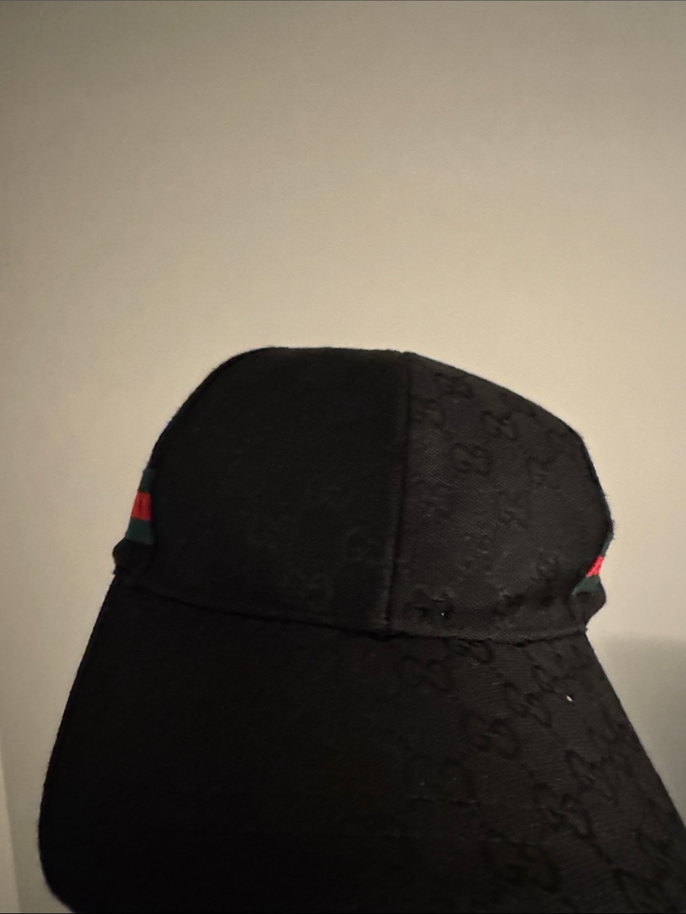 Black Gucci Baseball Cap